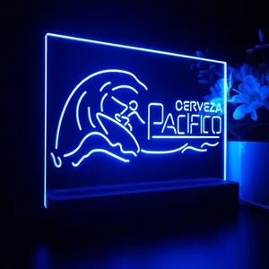 Pacifico Surfer and Waves LED Desk Light