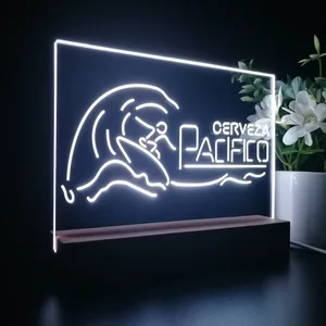 Pacifico Surfer and Waves LED Desk Light