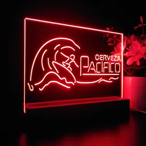 Pacifico Surfer and Waves LED Desk Light