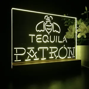 Patron Bee Logo LED Desk Light