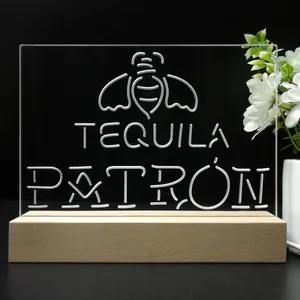 Patron Bee Logo LED Desk Light