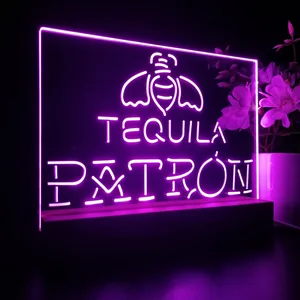 Patron Bee Logo LED Desk Light