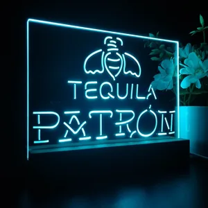 Patron Bee Logo LED Desk Light