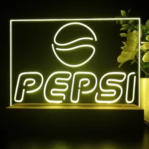 Pepsi Logo 1 LED Desk Light