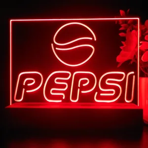 Pepsi Logo 1 LED Desk Light