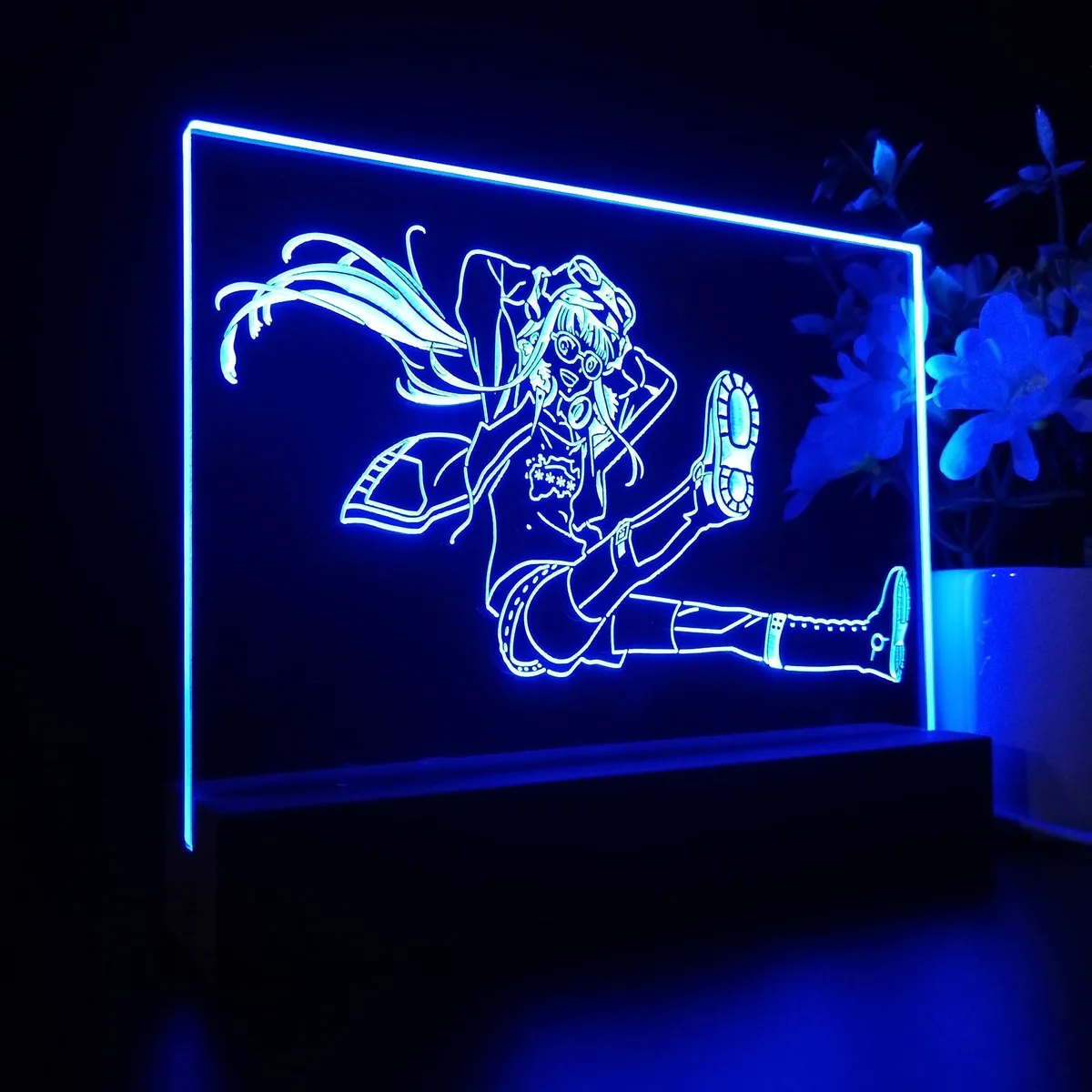 Persona 5 Girl Logo LED Desk Light