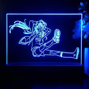 Persona 5 Girl Logo LED Desk Light