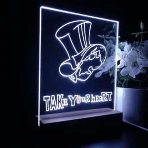 Persona 5 Take Your Heart LED Desk Light