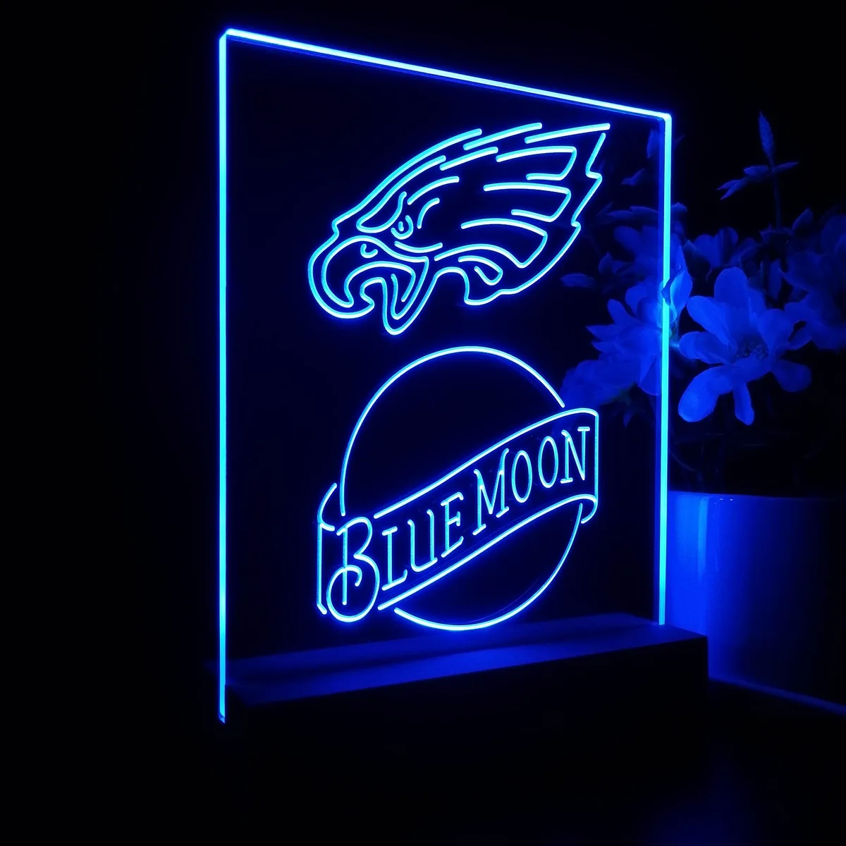 Philadelphia Eagles Blue Moon LED Desk Light