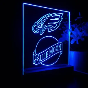 Philadelphia Eagles Blue Moon LED Desk Light