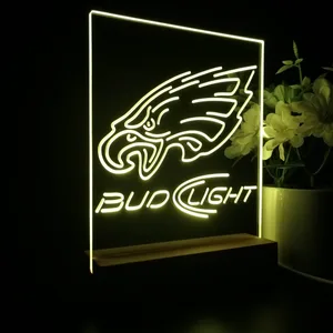 Philadelphia Eagles Bud Light LED Desk Light