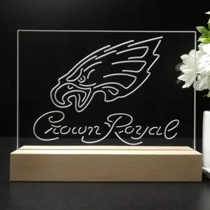 Philadelphia Eagles Crown Royal LED Desk Light