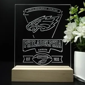 Philadelphia Eagles EST 1933 LED Desk Light