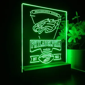 Philadelphia Eagles EST 1933 LED Desk Light