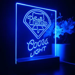 Philadelphia Phillies Coors Light LED Desk Light