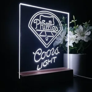 Philadelphia Phillies Coors Light LED Desk Light