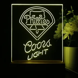 Philadelphia Phillies Coors Light LED Desk Light