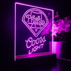 Philadelphia Phillies Coors Light LED Desk Light