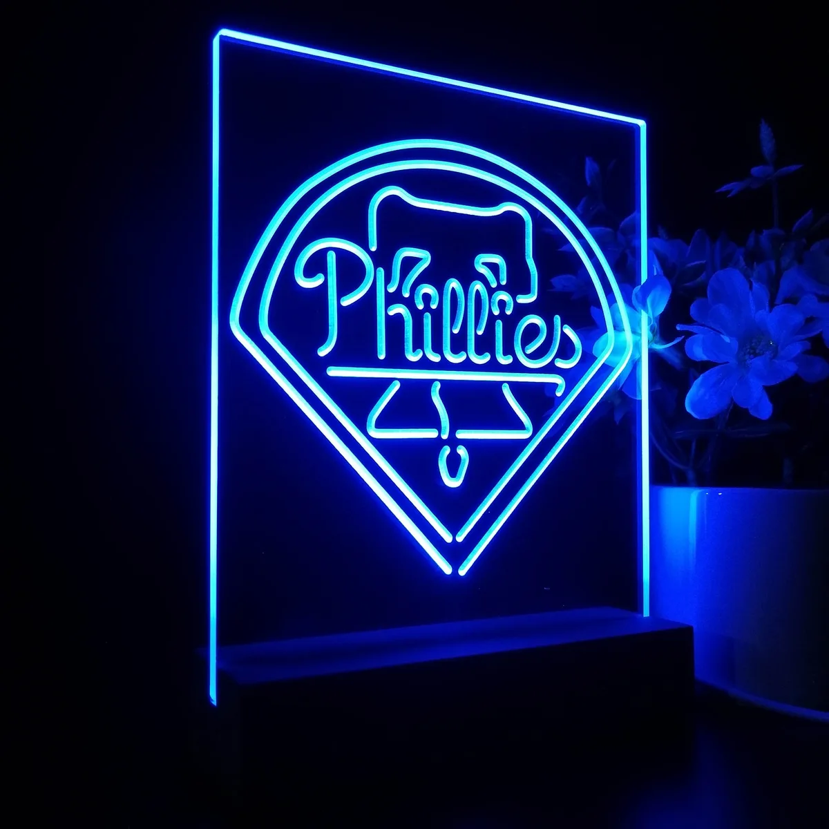 Philadelphia Phillies Logo 1 LED Desk Light
