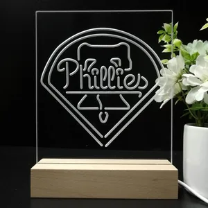Philadelphia Phillies Logo 1 LED Desk Light