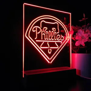 Philadelphia Phillies Logo 1 LED Desk Light