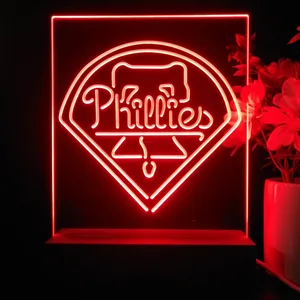 Philadelphia Phillies Logo 1 LED Desk Light