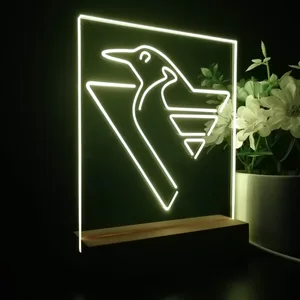 Pittsburgh Penguins Logo 1 LED Desk Light - Legacy Edition
