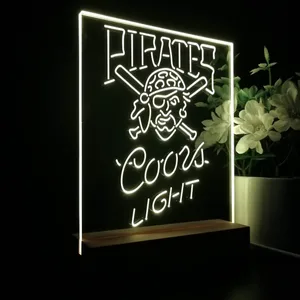 Pittsburgh Pirates Coors Light LED Desk Light - Legacy Edition