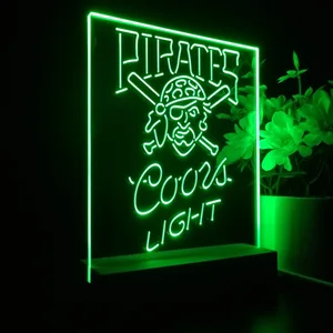 Pittsburgh Pirates Coors Light LED Desk Light - Legacy Edition