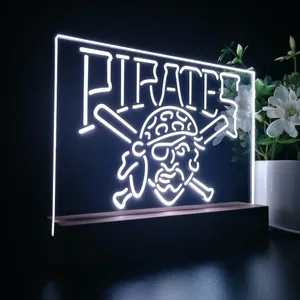 Pittsburgh Pirates Logo 1 LED Desk Light - Legacy Edition