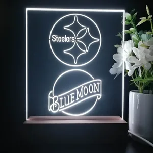 Pittsburgh Steelers Blue Moon LED Desk Light
