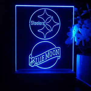 Pittsburgh Steelers Blue Moon LED Desk Light