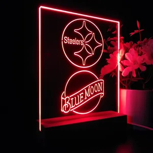 Pittsburgh Steelers Blue Moon LED Desk Light
