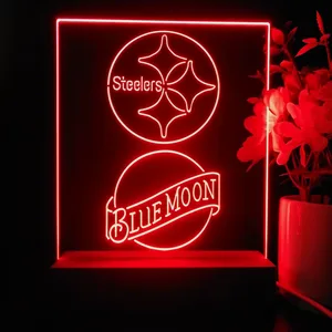 Pittsburgh Steelers Blue Moon LED Desk Light