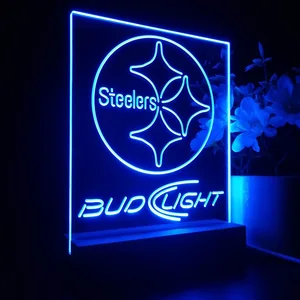 Pittsburgh Steelers Bud Light LED Desk Light