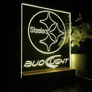 Pittsburgh Steelers Bud Light LED Desk Light