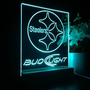 Pittsburgh Steelers Bud Light LED Desk Light