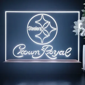 Pittsburgh Steelers Crown Royal LED Desk Light