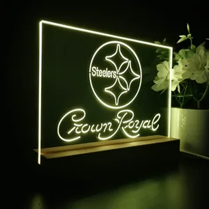 Pittsburgh Steelers Crown Royal LED Desk Light