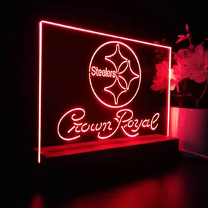 Pittsburgh Steelers Crown Royal LED Desk Light