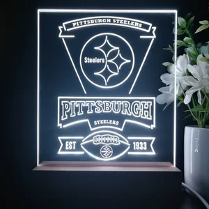 Pittsburgh Steelers EST 1933 LED Desk Light