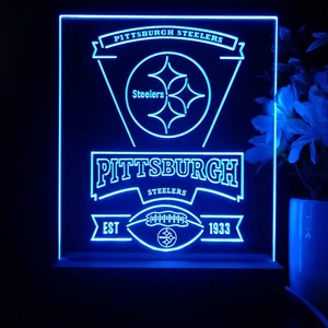 Pittsburgh Steelers EST 1933 LED Desk Light