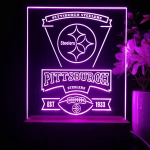 Pittsburgh Steelers EST 1933 LED Desk Light