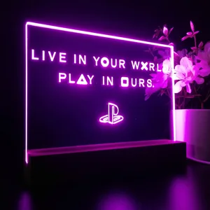 PlayStation Live In Your World Play In Ours LED Desk Light