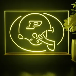 Purdue Boilermakers Helmet LED Desk Light