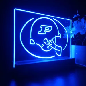 Purdue Boilermakers Helmet LED Desk Light