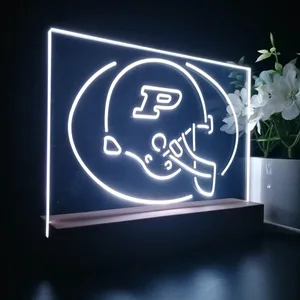 Purdue Boilermakers Helmet LED Desk Light