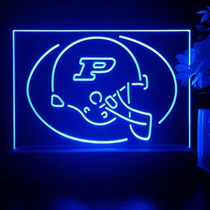 Purdue Boilermakers Helmet LED Desk Light