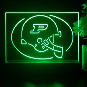 Purdue Boilermakers Helmet LED Desk Light