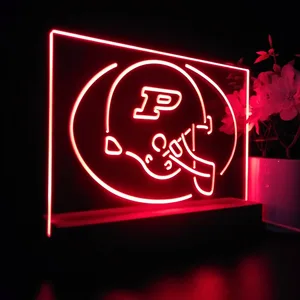 Purdue Boilermakers Helmet LED Desk Light